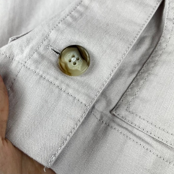 Madewell Lavender Purple Connor Cropped Button Front Chore Jacket Size XS - Picture 5 of 8